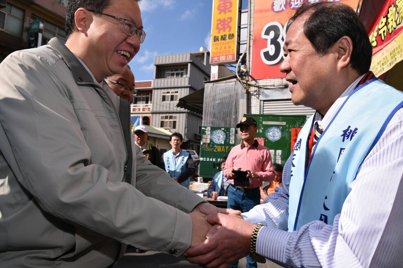 鄭市長：編列發展大園商圈預算　盼機場捷運為大園帶來發展與便利