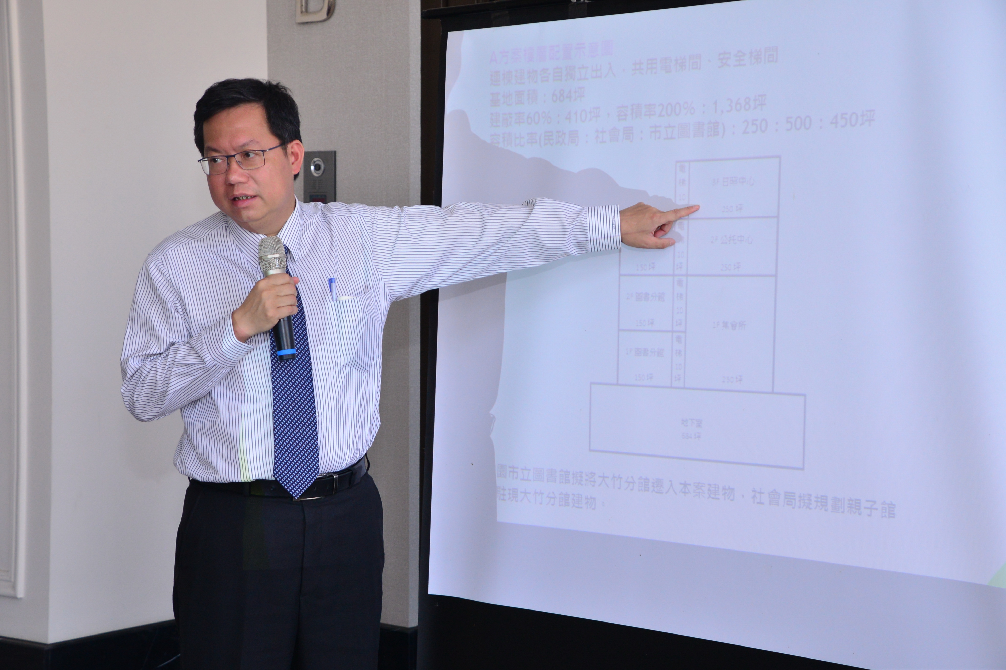 視察蘆竹區四里聯合集會所用地 鄭市長：設置聯合集會所、公托中心、日照中心及大竹分館 提供居民更好生活機能
