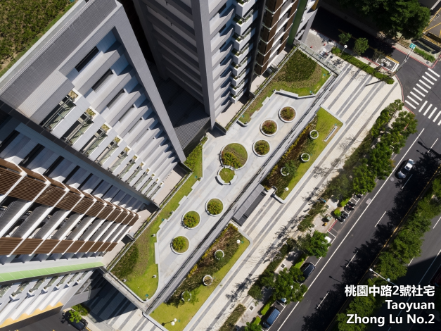 中路2號社會住宅垂直空拍美景