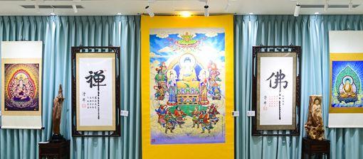 淨耀法師《佛緣墨緣.福壽圓滿》書畫聯展開幕
