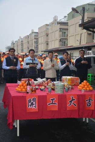 大年初五開工大吉  鄭市長：新市府將持續照顧清潔隊員 打造桃園為乾淨城市