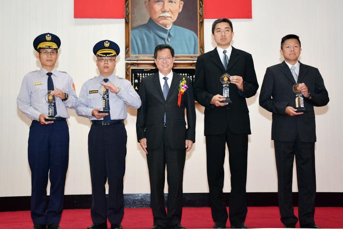 警察節表揚大會 鄭市長：感謝所有警察付出 盼打造桃園成為一個安居樂業的城市