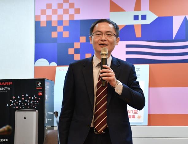 台灣夏普公司總經理張凱傑致詞