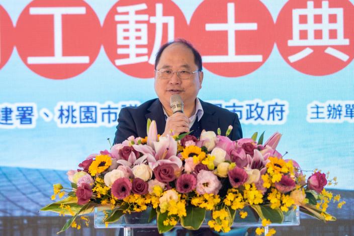 營建署下水道工程處長陳志偉致詞