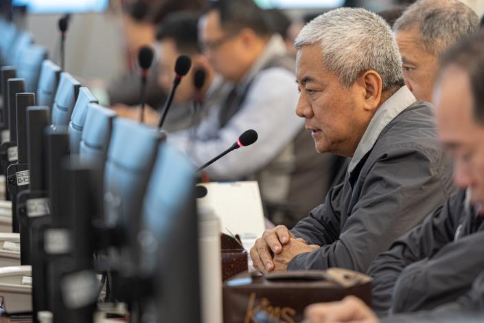 教育局長高安邦說明各校防疫工作
