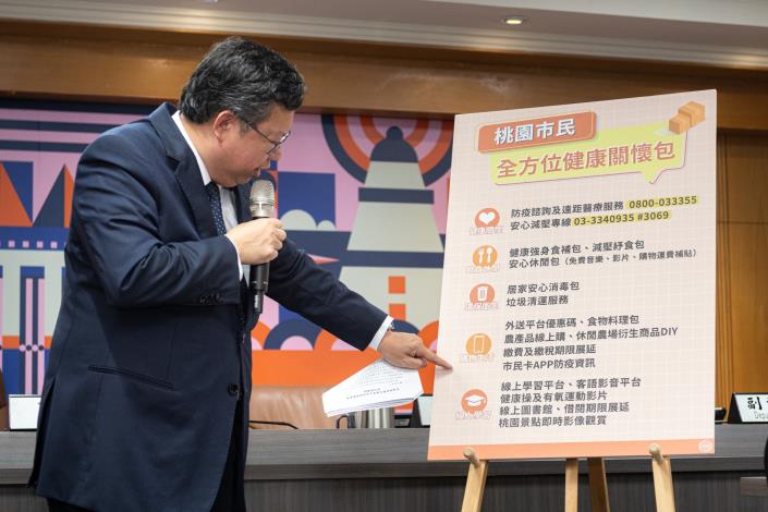 市長表示，市府加碼推出「全方位健康關懷包」