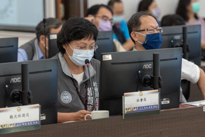 社會局進行本市急難紓困實施方案工作進度報告