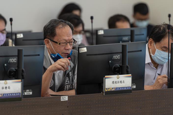 防疫消毒大隊目前已執行2675次消毒作業