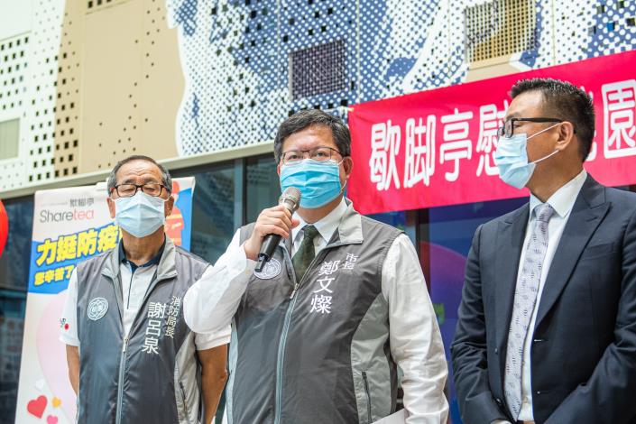 市長感謝所有消防人員辛勤投入防疫工作