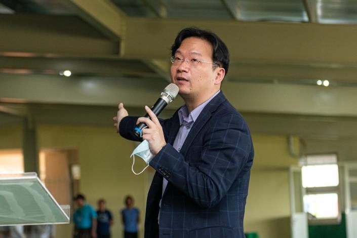 永豐高中校長林裕豐致詞