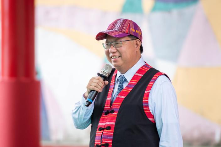 市長致詞表示，復興區高義天幕活動場啟用，提供後山居民優質活動場域