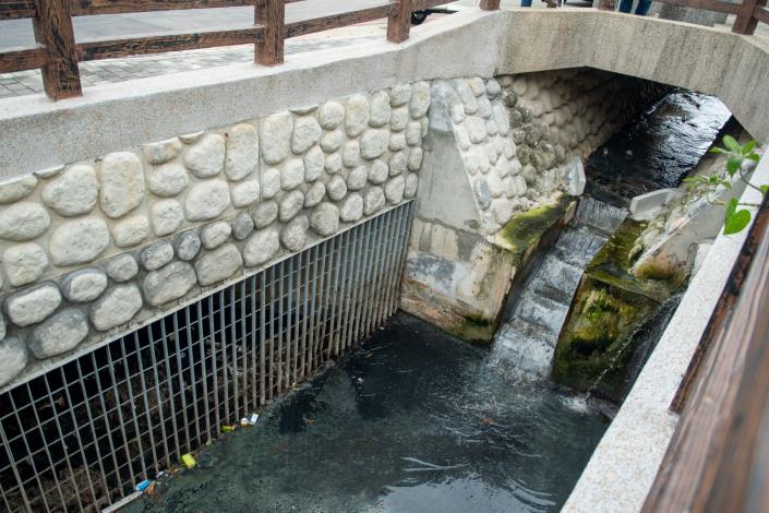 八德區興豐路排水改善工程將員樹林支渠水量截流至大漢溪，減緩東門溪流量負擔