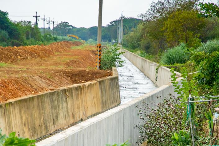 八德區興豐路排水改善工程用地，由國防部軍備局無償提供