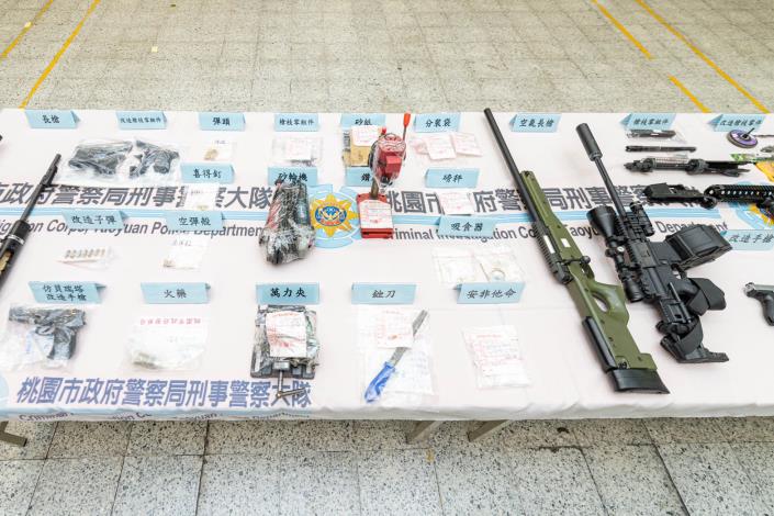 改造槍械工廠案所查獲的不法罪證