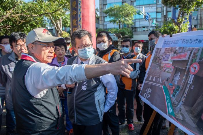 市府將會同在地里長、區公所、交通局、工務局以及褒忠祠等單位研擬整體道路改善方案