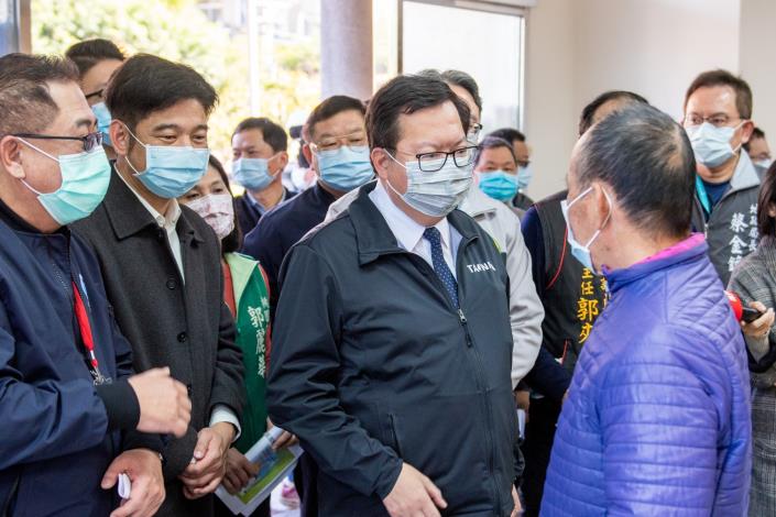 市長視察休耕補償申辦情形