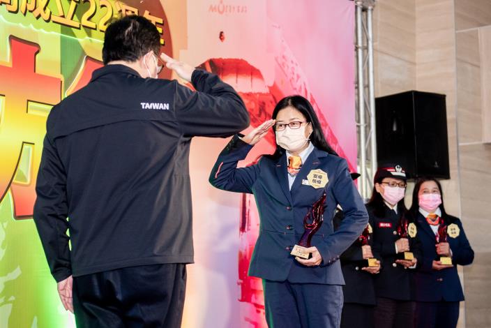 市長表揚消防楷模