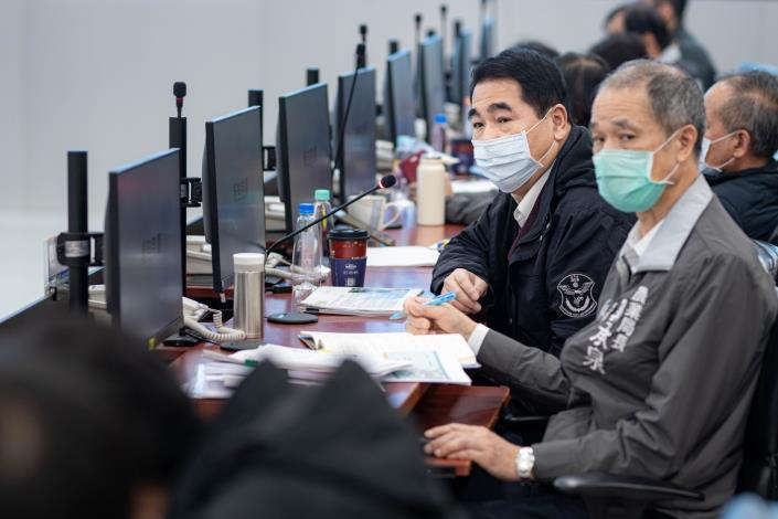 各局處首長參與桃園市第15次抗旱應變會議