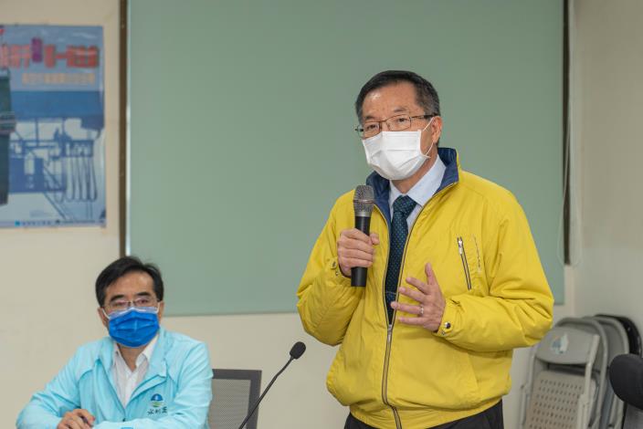 台水公司董事長胡南澤致詞