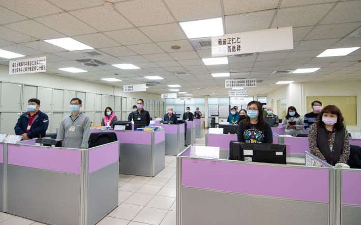 中壢區公所同仁歡迎市長蒞臨慰勞