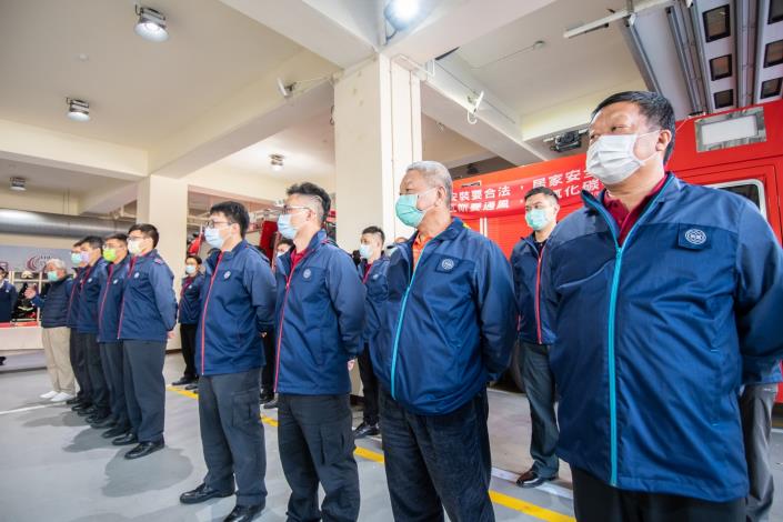 坪頂分隊消防弟兄平時執勤十分辛苦