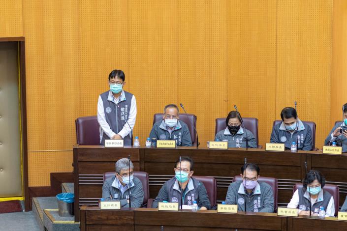 客家局代理局長戴興達針對議員質詢問題提出回應