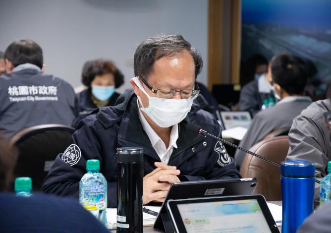 環保局長簡報說明，防疫消毒工作的執行成效