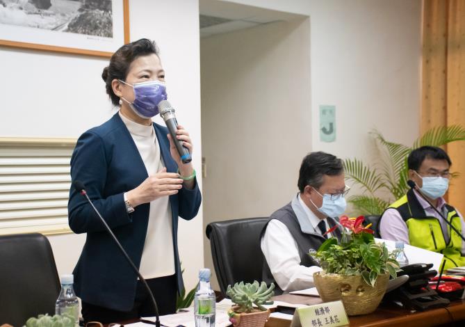 經濟部長王美花致詞