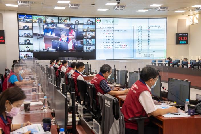 衛生局長王文彥說明目前本市疫情