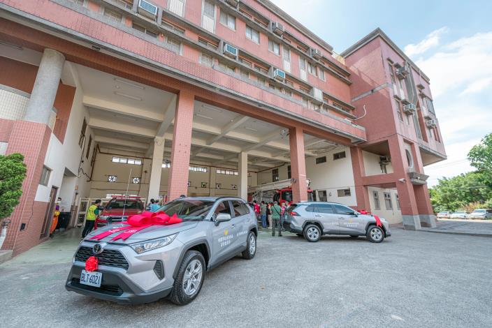 本次捐贈之消防勤務車將提供消防局第一救災救護大隊及八德消防分隊使用