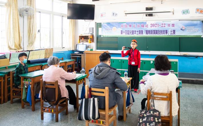 本次閩南語演講及說故事比賽分低年級、中年級、高年級三組進行