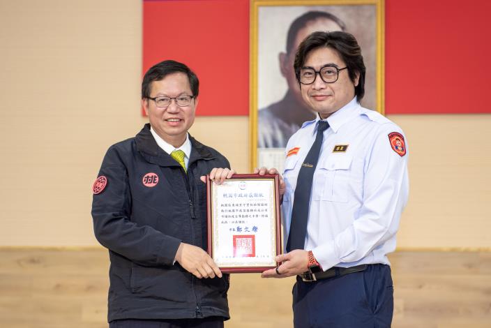桃園市守望相助隊大、中、分隊總計有173隊，今日共有99隊獲表揚