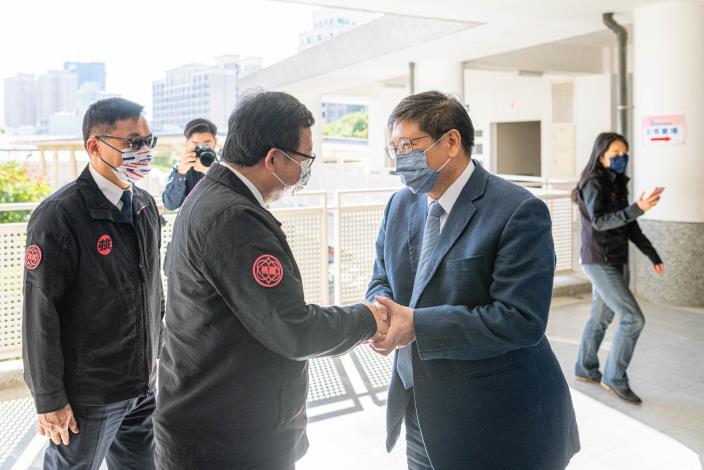 市長與新竹縣長楊文科交流