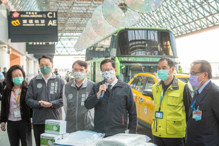 市長肯定防疫車隊在疫情間的付出，成功守住國門第一線