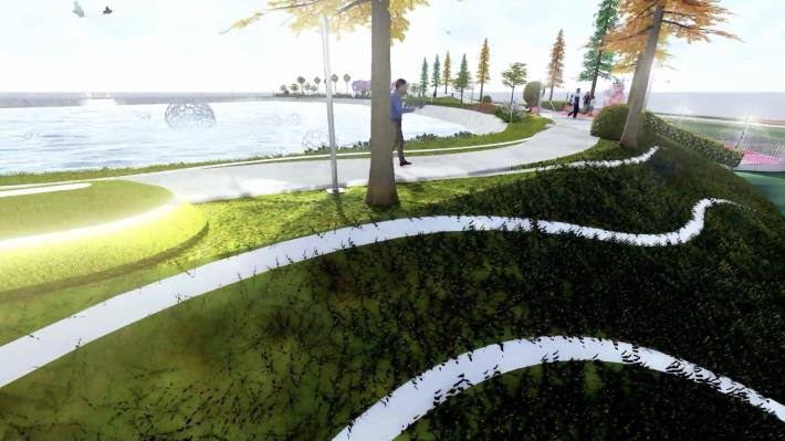 「青禾藝術公園」工程模擬圖