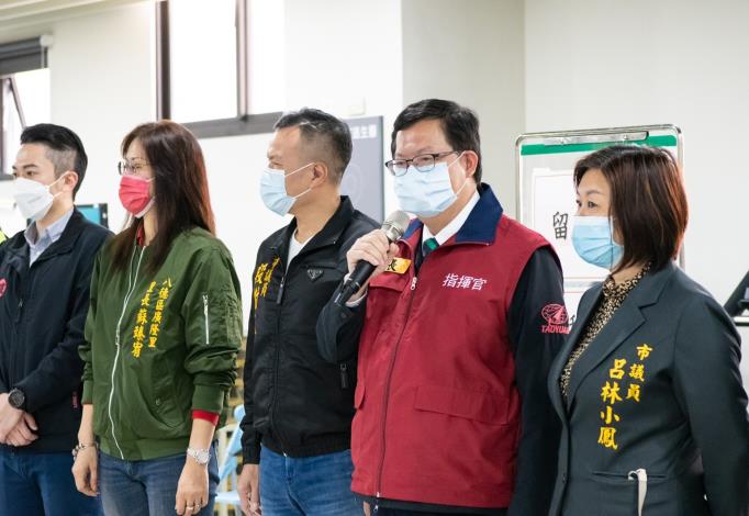 市長再次呼籲民眾踴躍施打第三劑疫苗