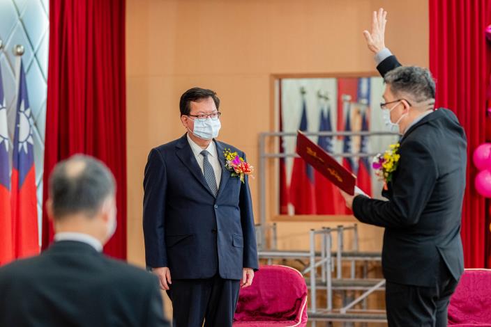 新任桃園區長宣誓就職