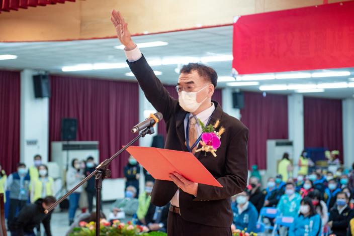 蘆竹區長蔡世志宣誓就職