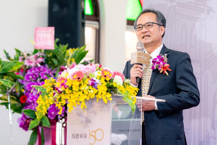 中華郵政公司總經理江瑞堂致詞