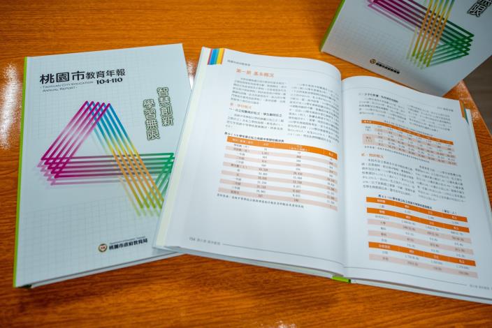 桃園市教育年報見證桃園教育政策制定與歷史軌跡，展現教育團隊的豐碩成果