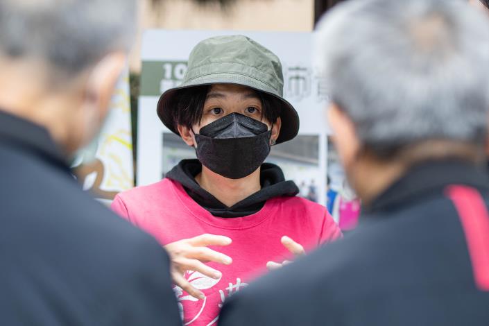 青農學員說明產品理念