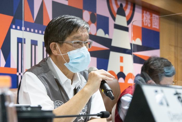 衛生局長說明，全市責任醫院專責病床收治情形