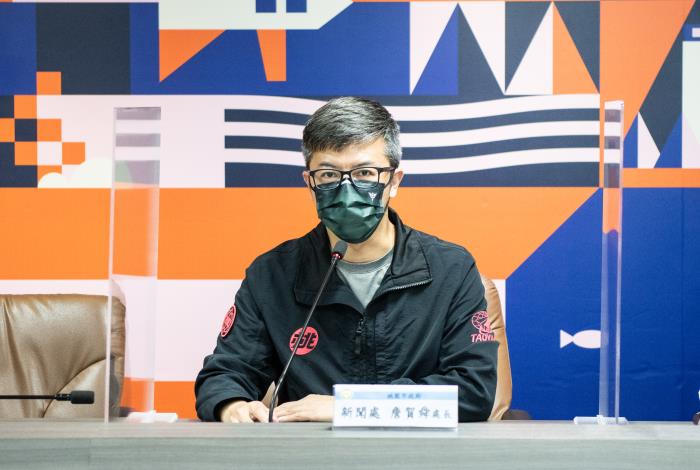 新聞處長詹賀舜主持防疫說明記者會