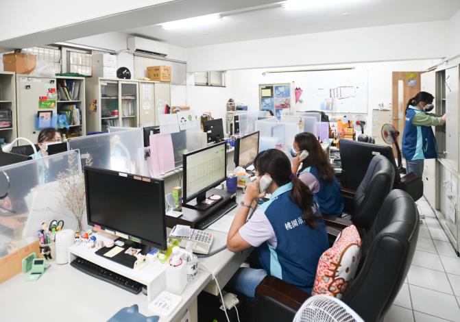 大園區衛生所人員投入防疫工作