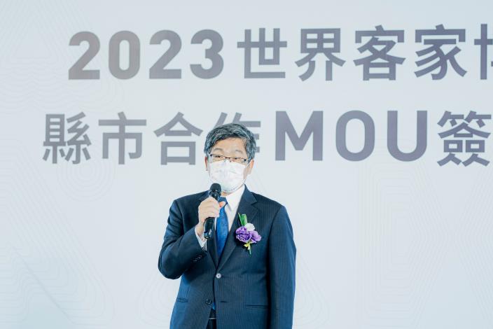 客委會主委楊長鎮致詞
