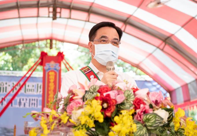 原住民族委員會主任委員夷將·拔路兒Icyang‧Parod致詞