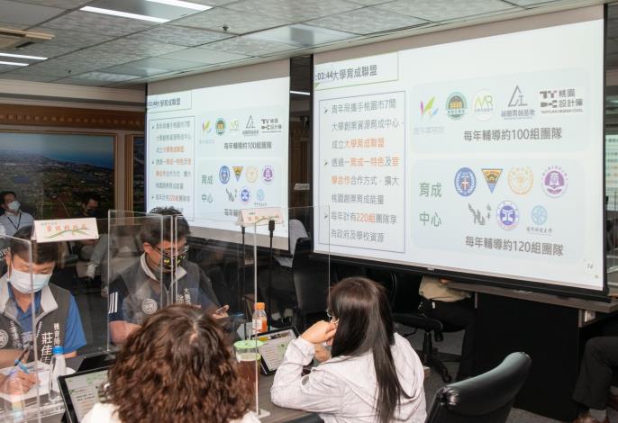 青年局說明「大學育成中心聯盟」及「青創資源中心」相關規劃