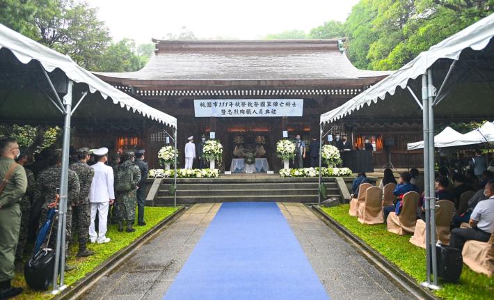 桃園市111年秋祭致祭典禮於桃園忠烈祠舉行