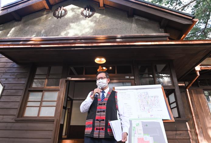 鄭市長表示，「新竹林區管理處大溪工作站復興分站招待所」未來將規劃為「林業故事館」及地方創生據點