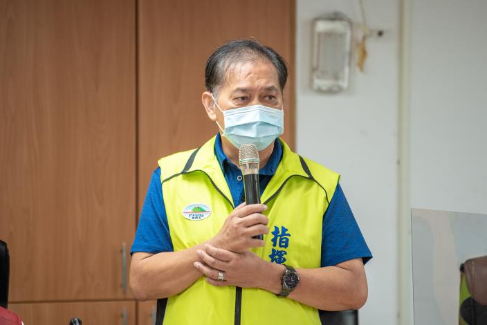 復興區游區長說明災情狀況